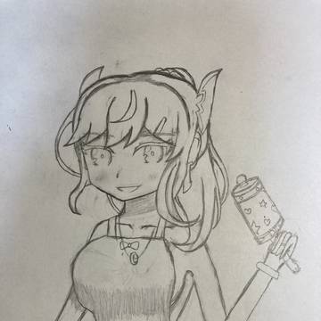 エプロン姿のイズ姉さん