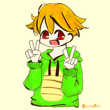 マイッキー擬人化描きました