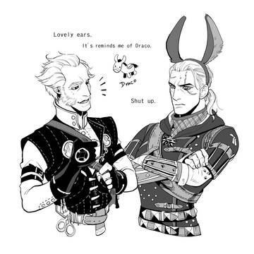 [塗鴉]The Witcher 雷狼 血酒