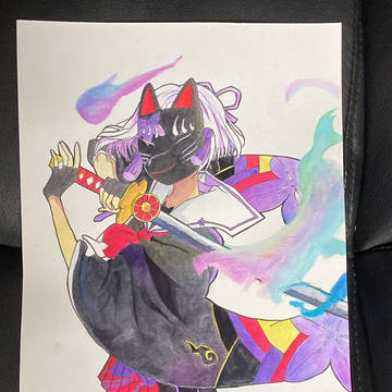 甘色描いた！