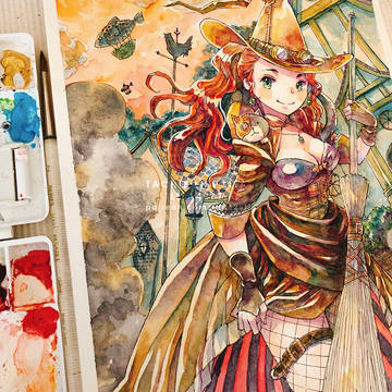スチームパンク魔女 / Steampunk witch