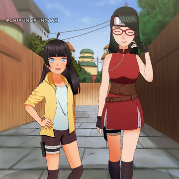 timeskip Sarada and Himawari