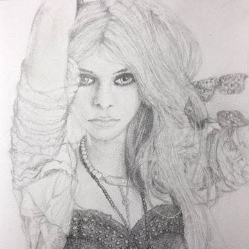 アナログ模写(2018) -Taylor Momsen-