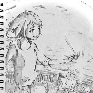 ナツメ(デカダンス)の模写のつもりが...