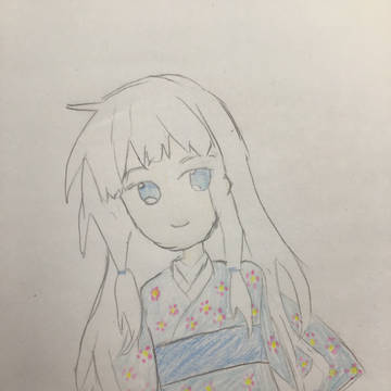雪菓さんのキャラを描かせて頂きました