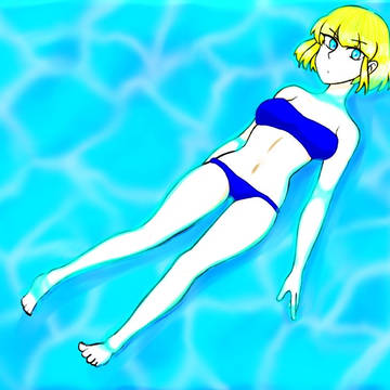 夏の女の子