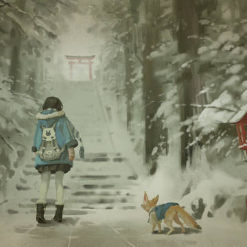 睦月、神社