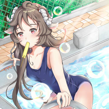 泳装小绵羊