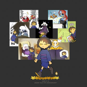 Undertale５周年記念イラスト