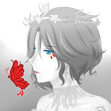 mirror  & butterfly