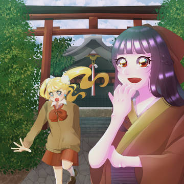 潰れかけの神社を助けるためバリバリ協力するギャルの話