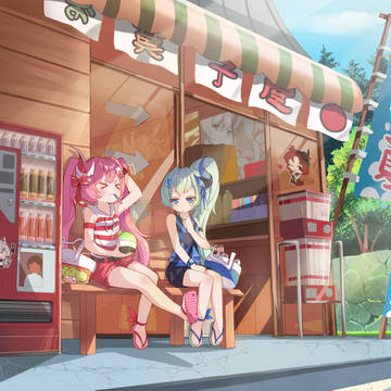 VODKA GIRLS CHILLING.