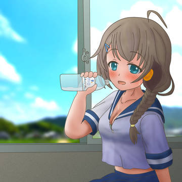 となりの席の橿原さんと あついあつい夏の日