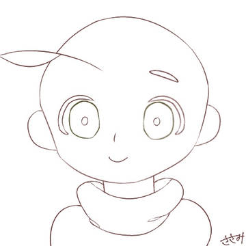 バルディ先生(線画)