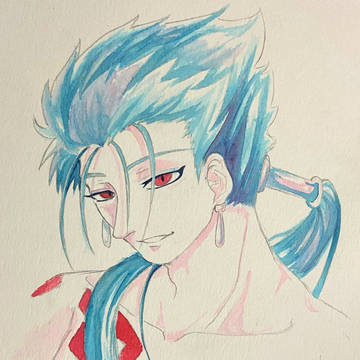 髪の毛描きたかった