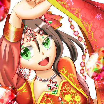 三好夏凜にサリー着せてみた