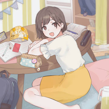 部屋と女の子