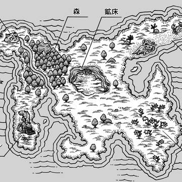 タール島の地図