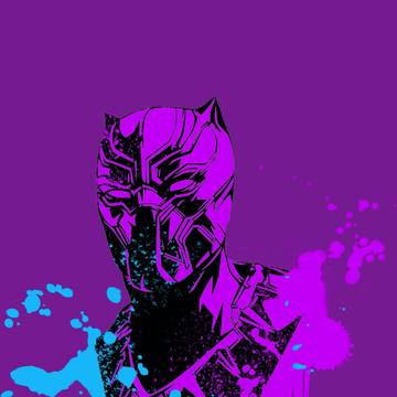 Black Panther Graffiti art
