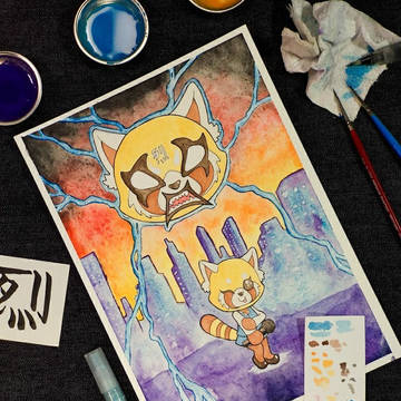 Aggretsuko fan art