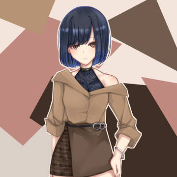 街中の女の子