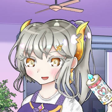イズネのエプロン姿