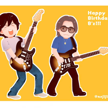 B'z＆稲葉さんお誕生日おめでとう絵＋いろいろ詰め