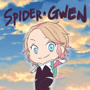 Chibi Spider Gwen Fanart