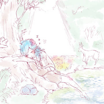 ミンクさんお誕生日漫画