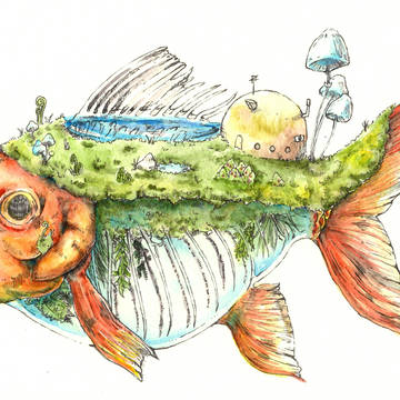 移動式金魚鉢