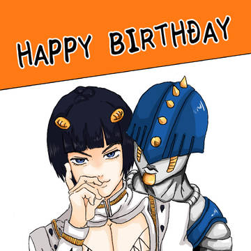 ブチャラティ誕生日イラスト