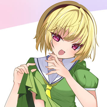 北条沙都子のブルマは紺色