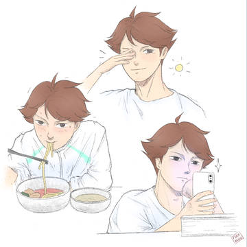 ハイキュー!! - Oikawa Sketches