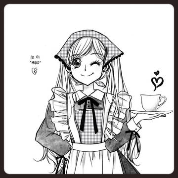 #CuteGirltober2020 Day 1:“Maid”