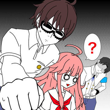 何故かゴーグルを付けて顔を伏せる橘淳之介