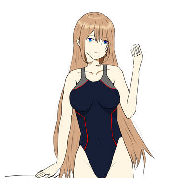 競泳水着うちの子