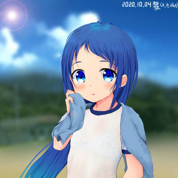 【艦これ】汗だく【五月雨】