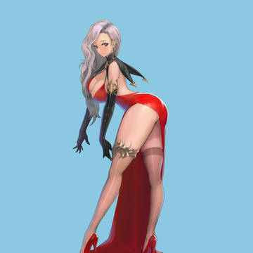 レッド·ドレス