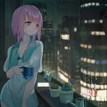 雨の日の花譜