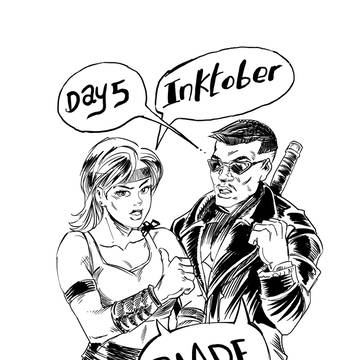INKTOBER2020 Day 5 - Blade