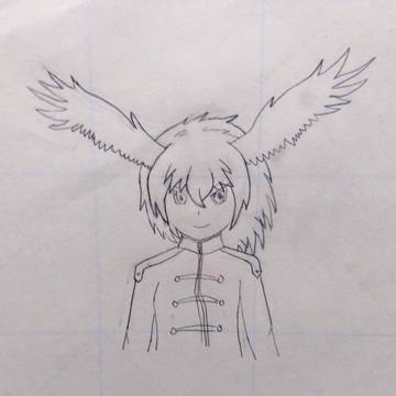 けものフレンズ - イヌワシ（新）線画