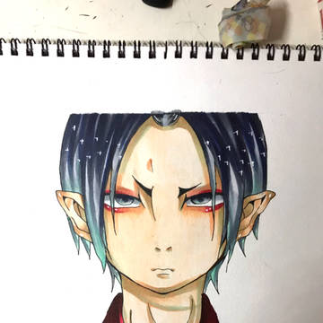 鬼灯様 模写