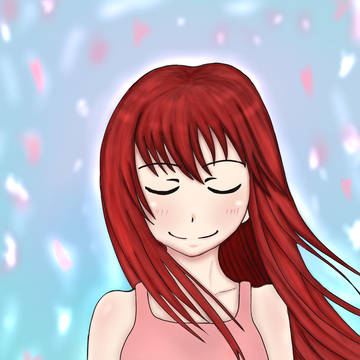 オリジナル少女 安らぎを感じて