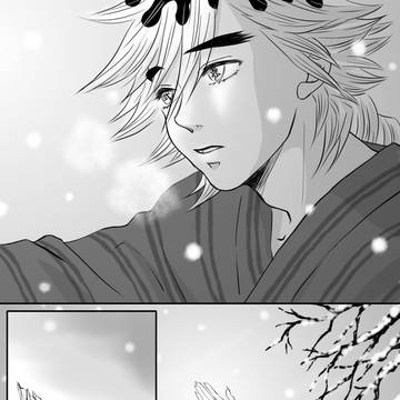雪夜の二人