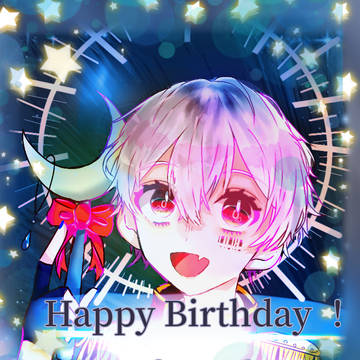 まふまふさんお誕生日イラスト途中経過！