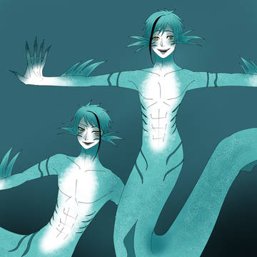ウツボの人魚