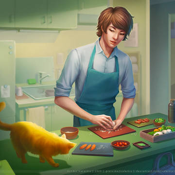 Making bento