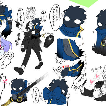 蝶魔などイラストまとめ