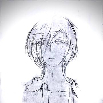 手書き墓守君