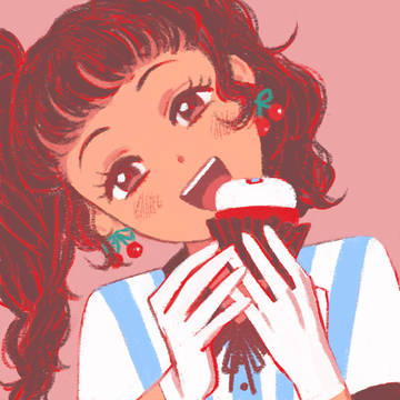 1年生とカップケーキ